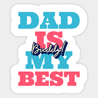 Dad Best Father Day Gift Sticker